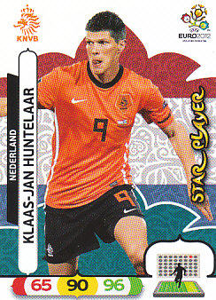Klaas-Jan Huntelaar Netherlands Panini UEFA EURO 2012 Star Player #147